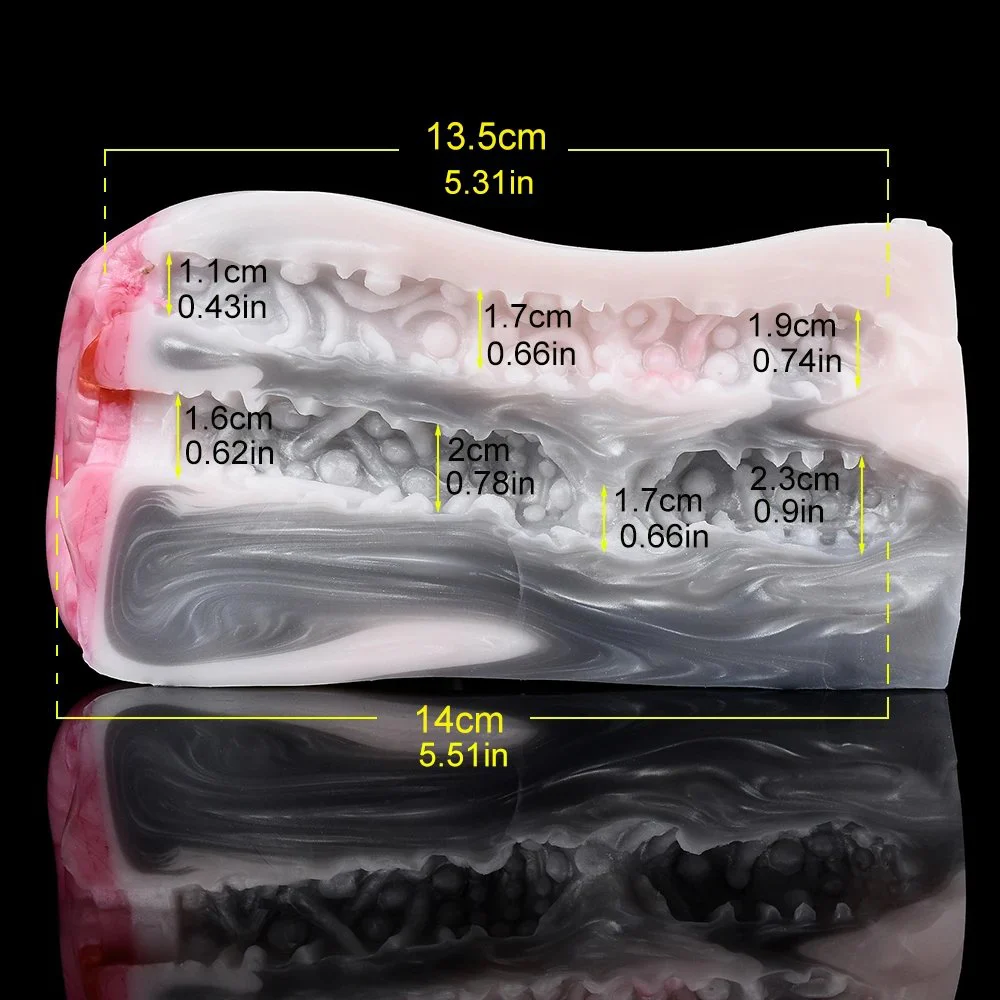 Dolphin Simulation Inverted Cup Sex Toys for Men Animal Reproductive Cavity