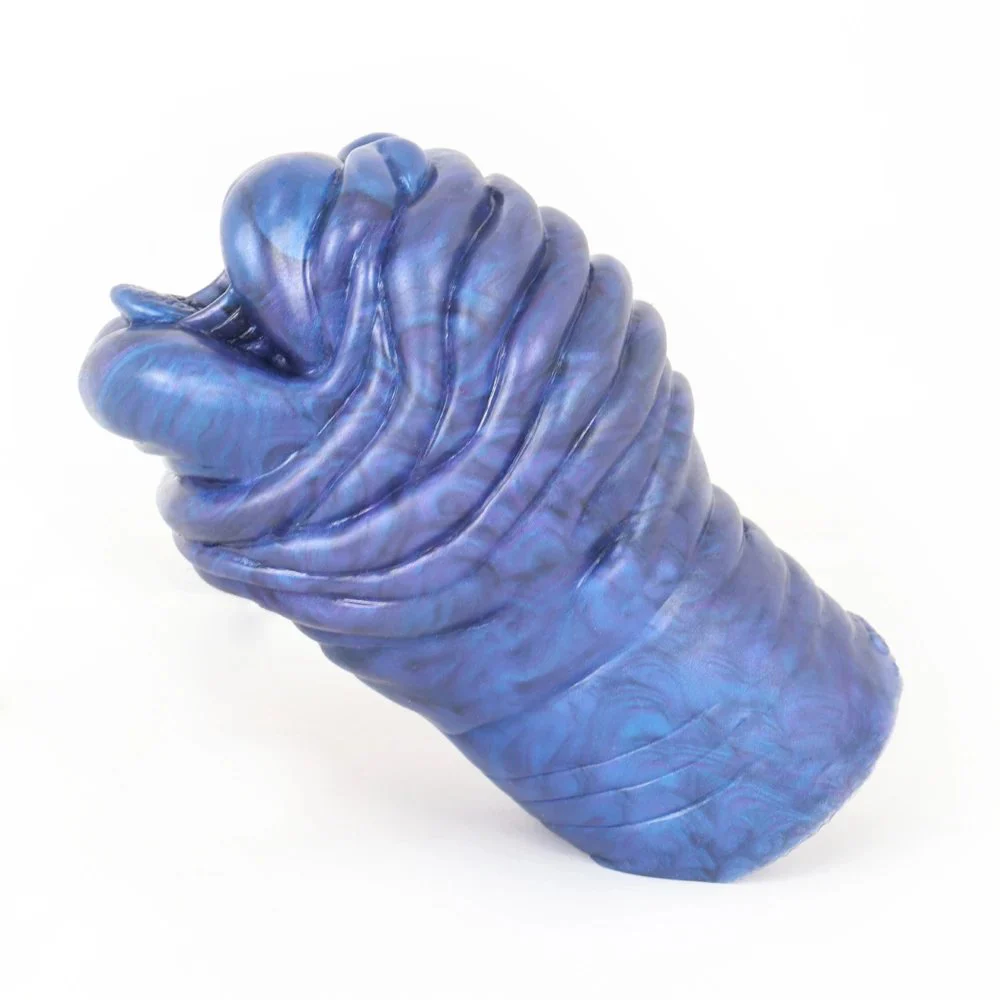 Dream Blue Liquid Silicone Male Masturbation Tool with Realistic Soft Touch Adult Sex Toy Aircraft Cup