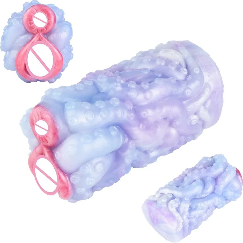 Male Masturbator Sex Toy Fantasy Tentacle Stroker 10 Modes Vibrator Adult Suppliers Soft Silicone Anal Vaginal Pussy