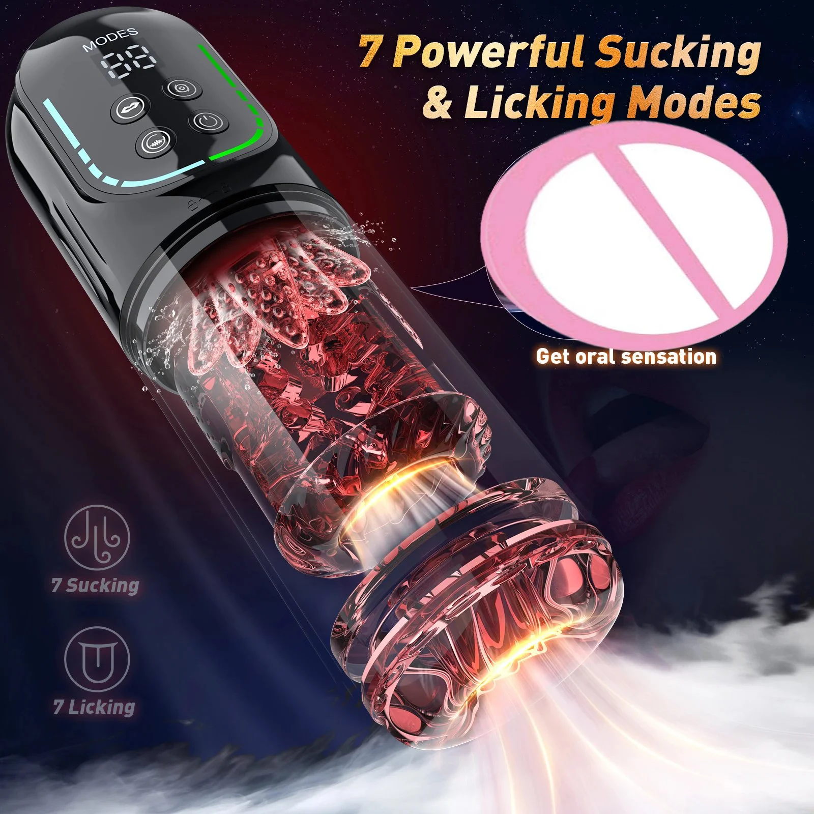 Full Waterproof Vacuum Pump Thrusting Rotating Sucking Automatic Male Masturbation Cup Sex Toy Electric Stroke Machine