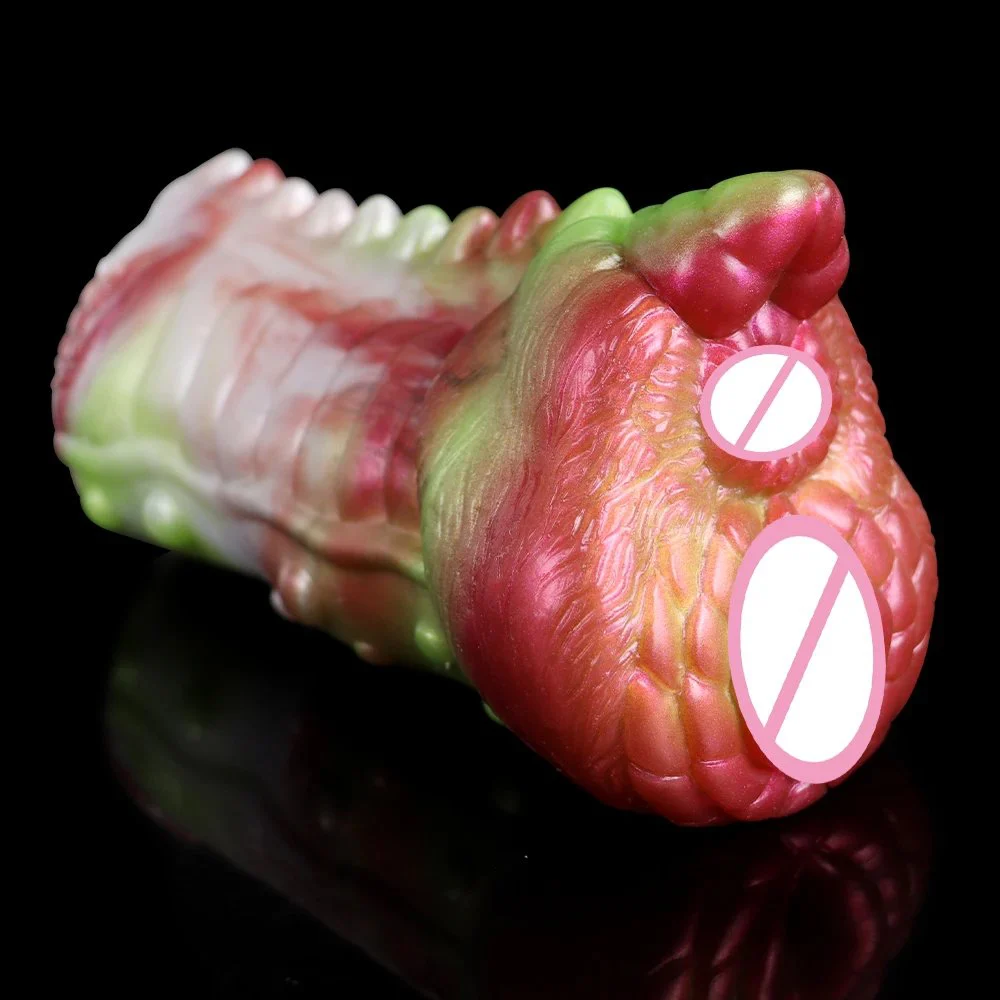 Sexy Toy Red Glass Fantasy Penis Masturbators Cup for Men