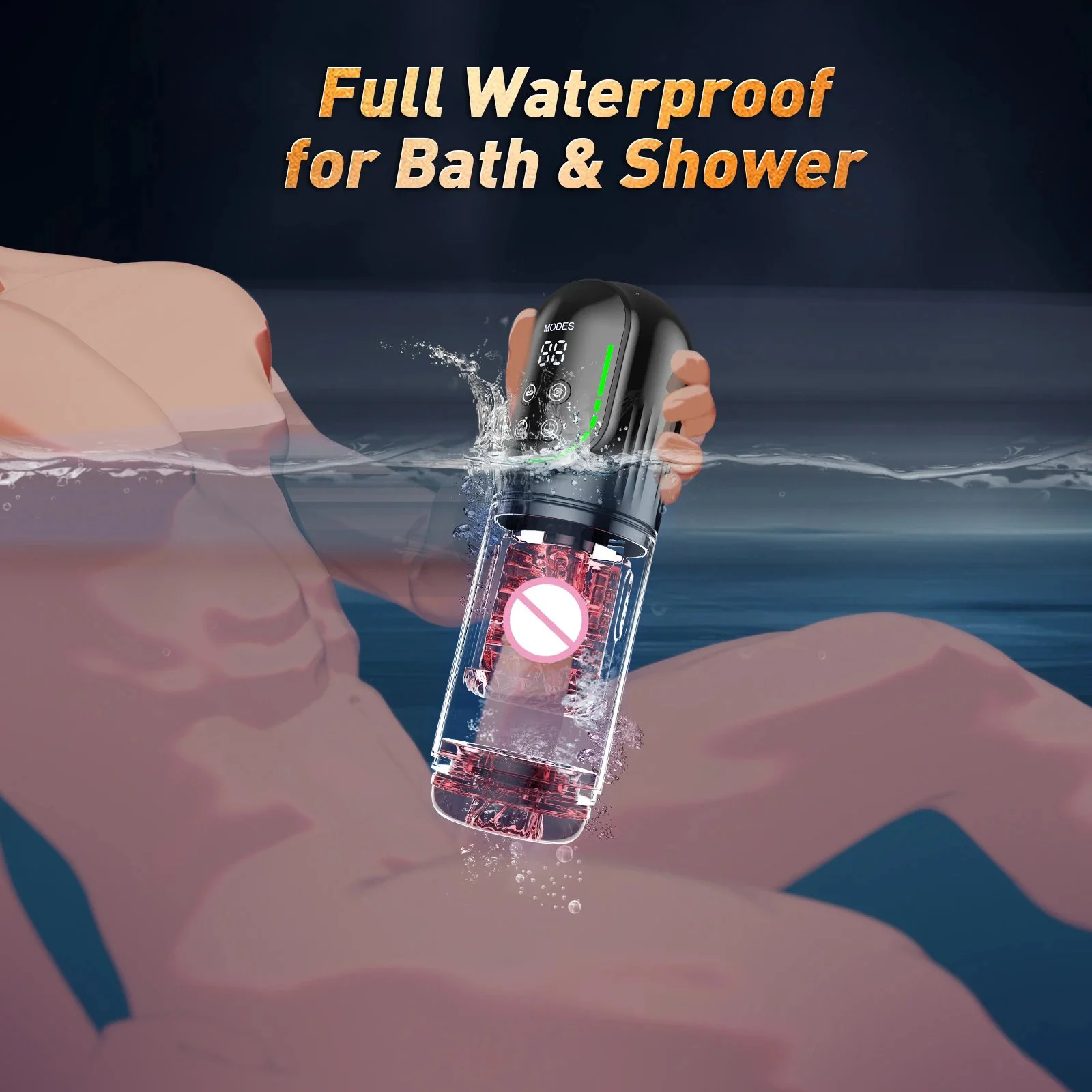 Full Waterproof Vacuum Pump Thrusting Rotating Sucking Automatic Male Masturbation Cup Sex Toy Electric Stroke Machine