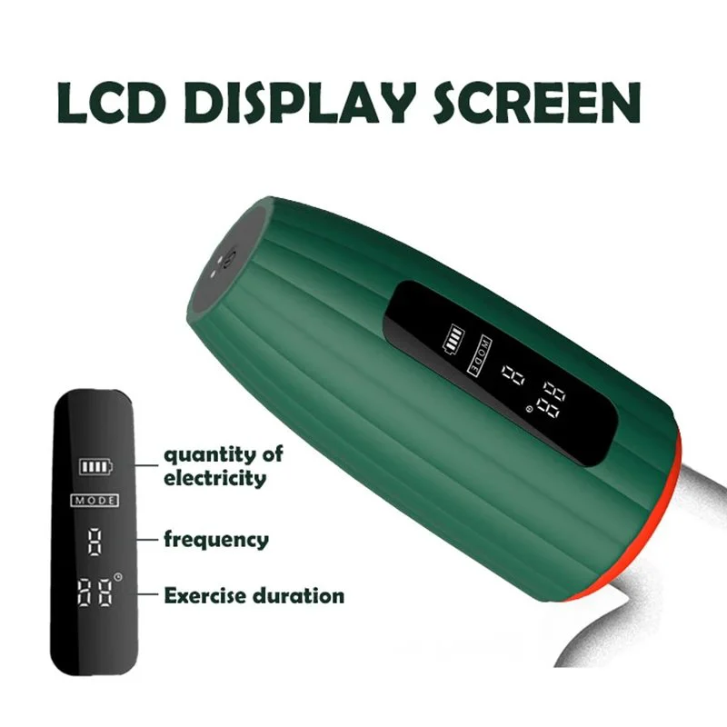 LCD Real Male Sucking Masturbation Cup Vibrator Vibration Automatic Penis Masturbators Adult Sex Toys for Men