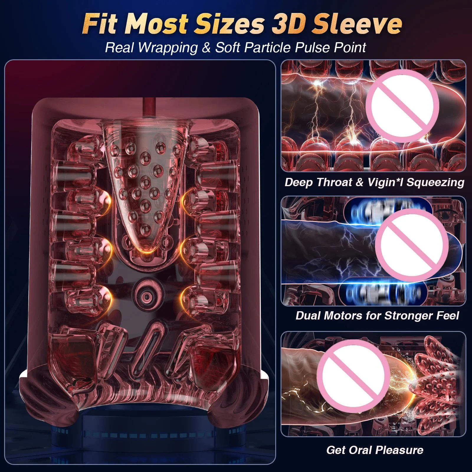 Full Waterproof Vacuum Pump Thrusting Rotating Sucking Automatic Male Masturbation Cup Sex Toy Electric Stroke Machine