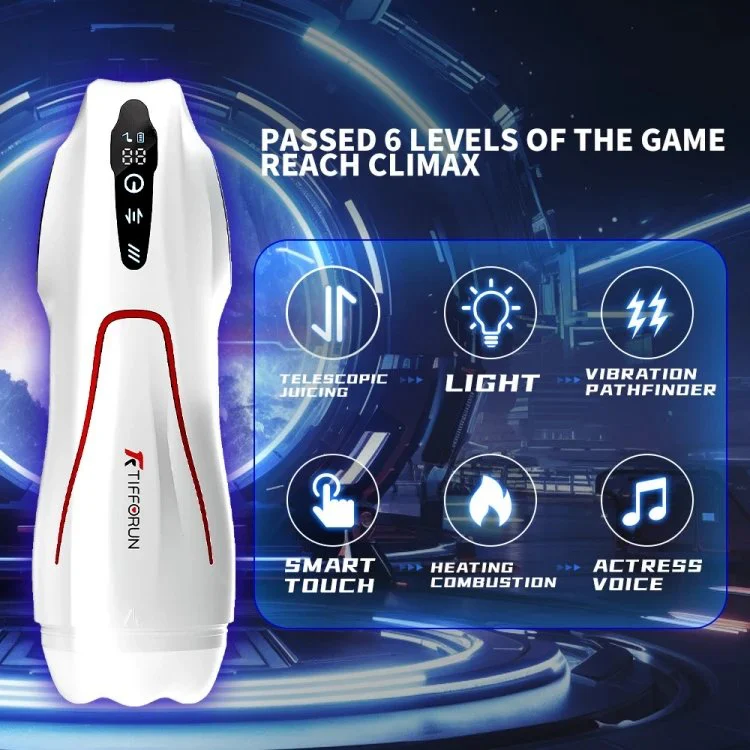 Fully Automatic Large Telescopic Heating Male Masturbation Massager Vibrator Sex Toys for Men