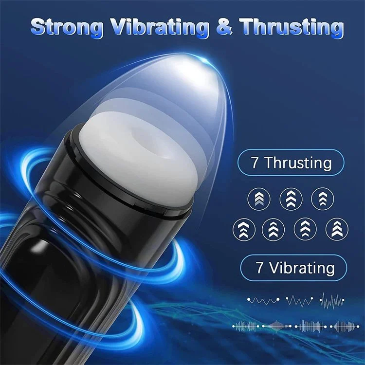 Rechargeable Powerful Automatic Vibration Sucking Sex Toy for Men Masturbation Cup Thrusting
