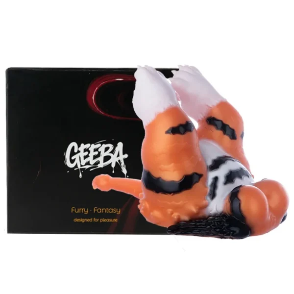 Fantasy Animal Tiger Butt Design Male Masturbator Single Channel Pussy Stroker for Men Soft Silicone Adult