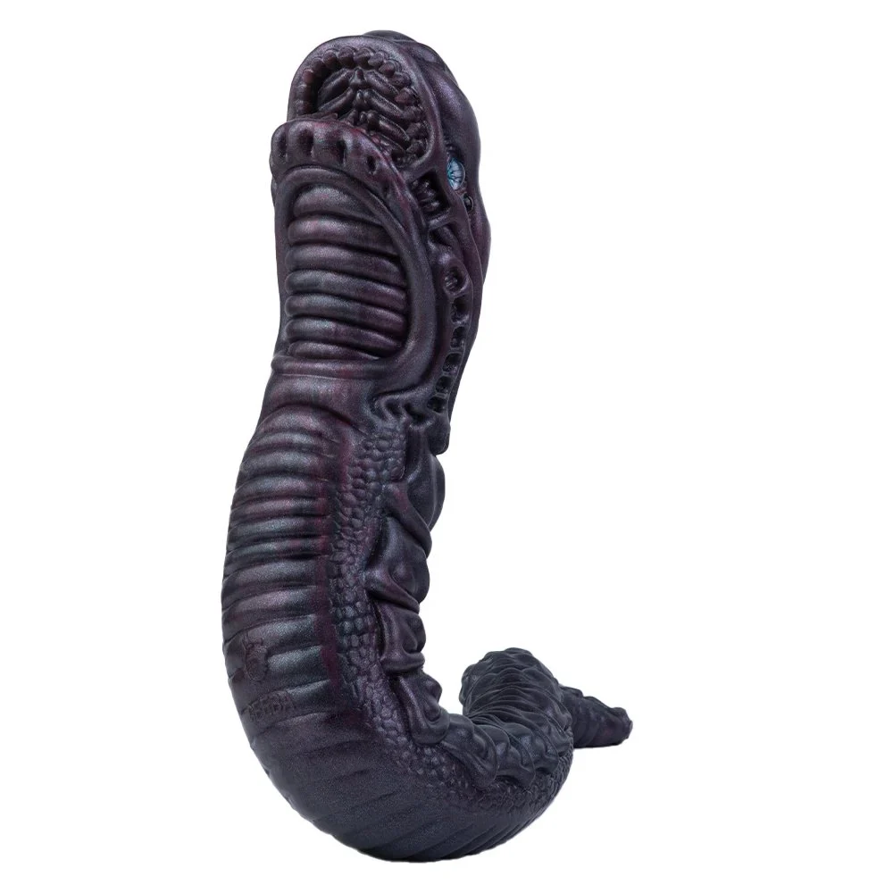 Fantasy Animal-Shaped Masturbator Realistic Silicone Handheld Male Penis Stimulator for Lifelike Experience