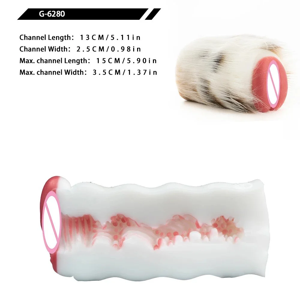 Fantasy Creature Male Masturbator Penis Massager Large Pocket Single Channel Realistic Feeling Portable Silicone