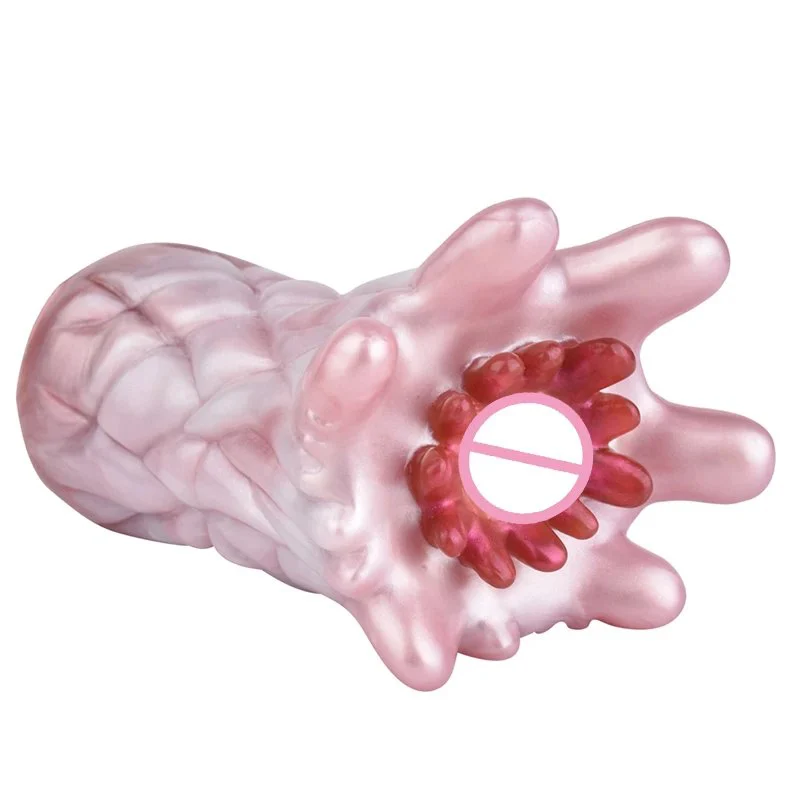 Male Masturbating Sex Toy Petal Fairy Color Male Masturbator Made of Liquid Silicone Soft and Comfortable Adult Toys