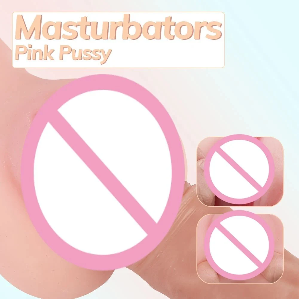 Labia-Shaped Soft-Textured Male Masturbation Sleeve