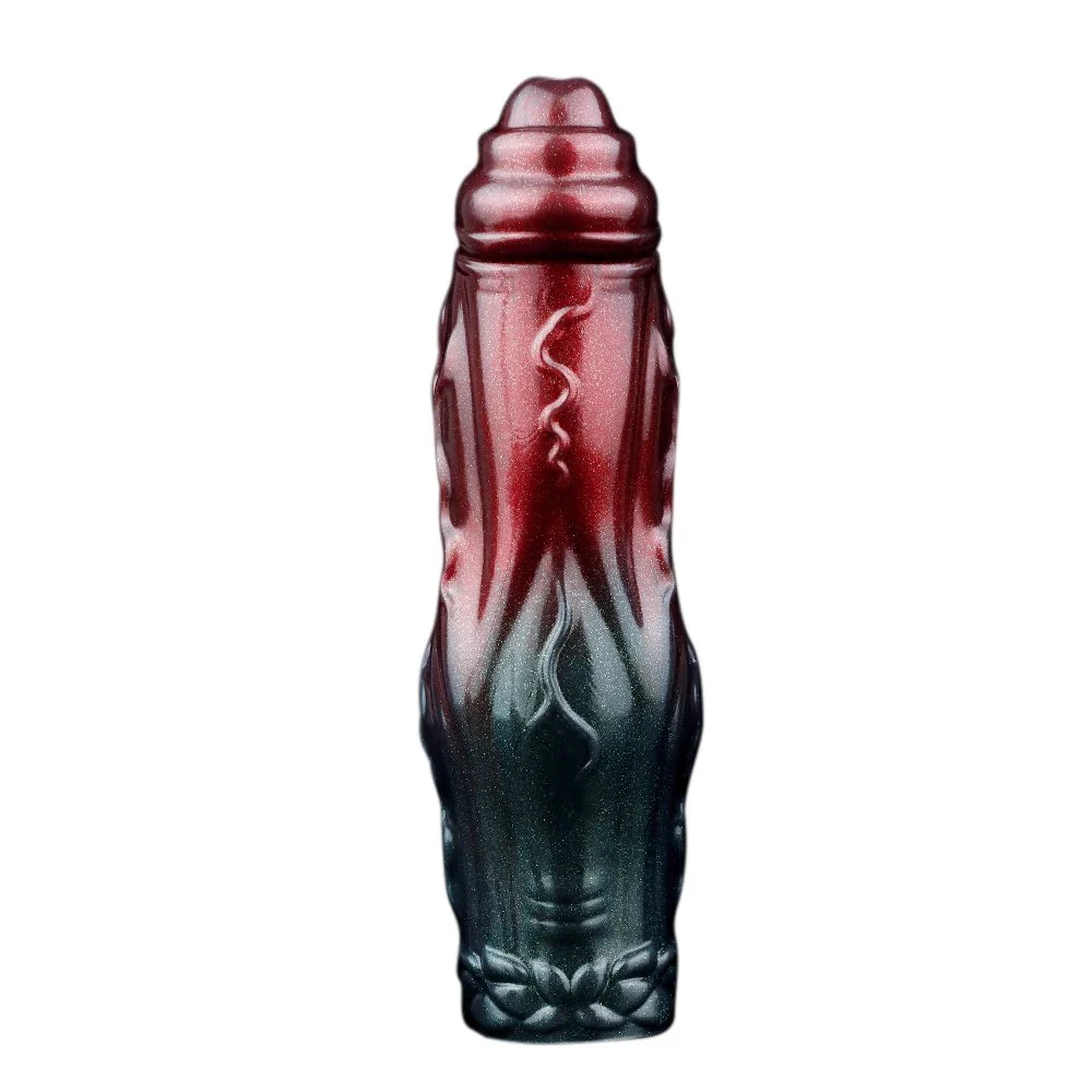 Male Penis Enlargement Sleeve Closed Sleeve Fantasy Monster Dildo Soft Silicone Penis Enlargement Couples Sex Toy