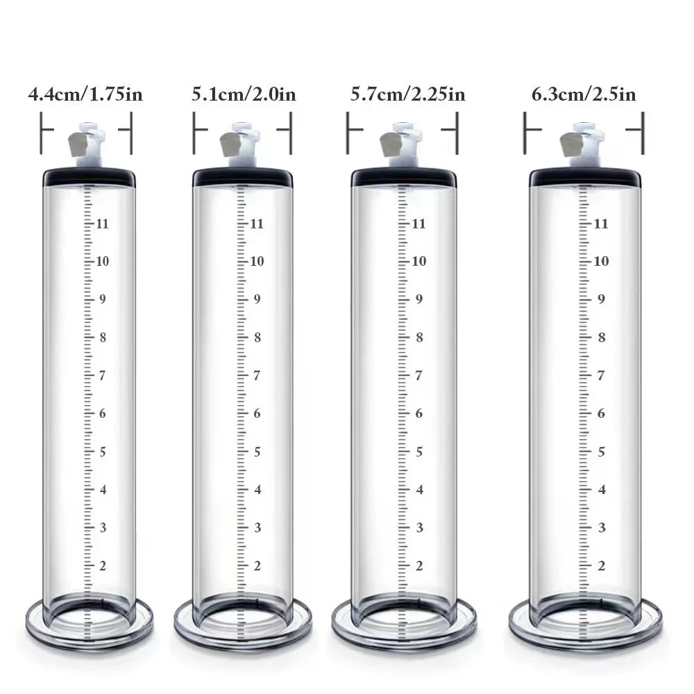 High-End Penis Pump Acrylic Metal Silicone Endurance Training Equipment for Men