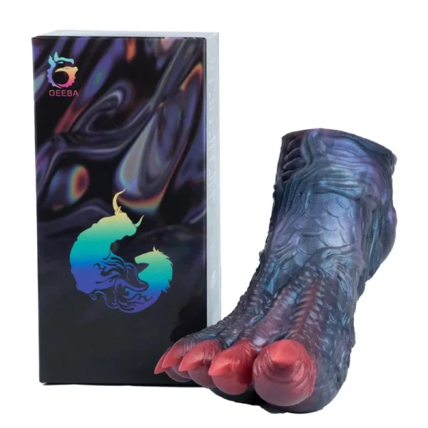 Fantasy Monster Foot Design Male Masturbator Single Channel Silicone Men's Stroker Pocket PussyAdult Sex Toy