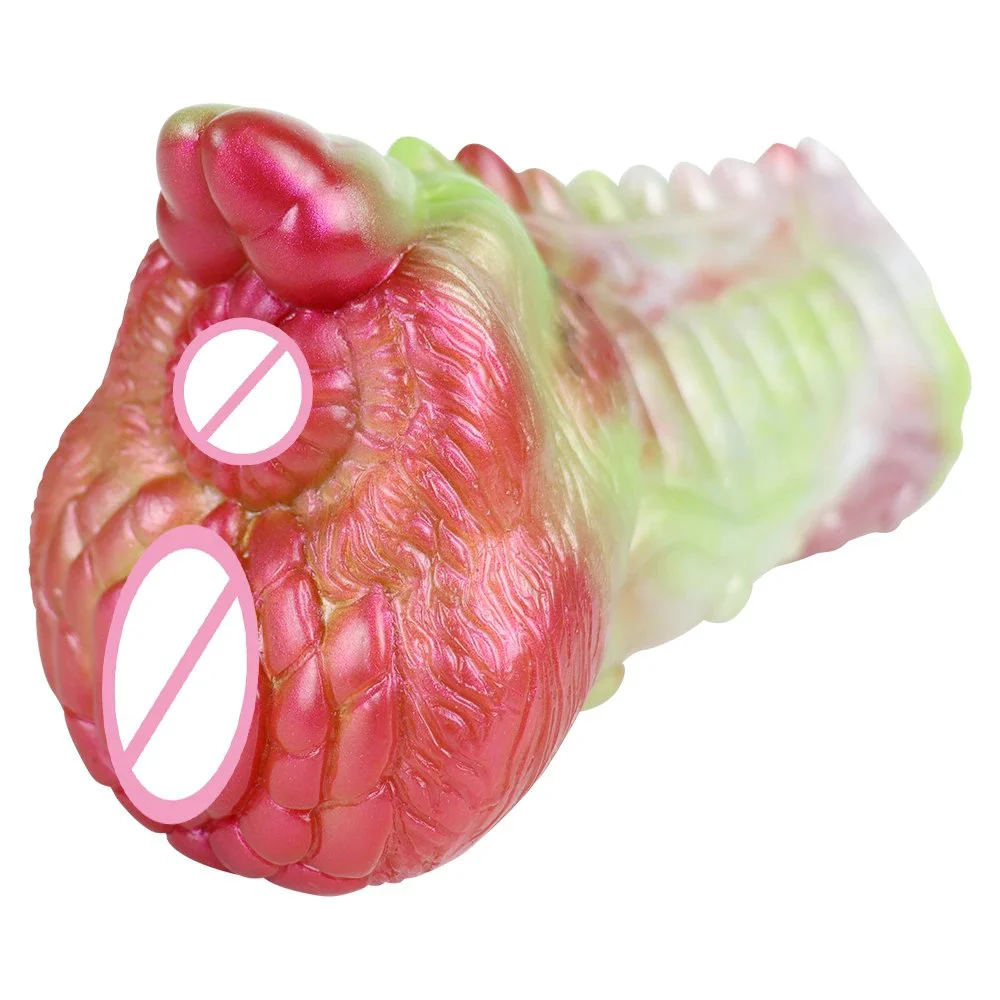 Sexy Toy Red Glass Fantasy Penis Masturbators Cup for Men