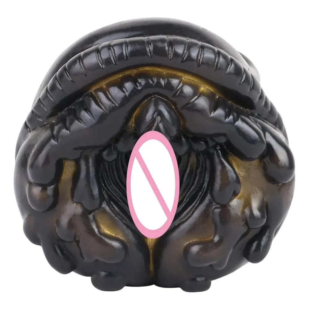 Fantasy Male Masturbator Silicone Masturbation Cup Realistic Vagina Pocket Pussy Dual Channel Sex Toys for Men for Men 18+