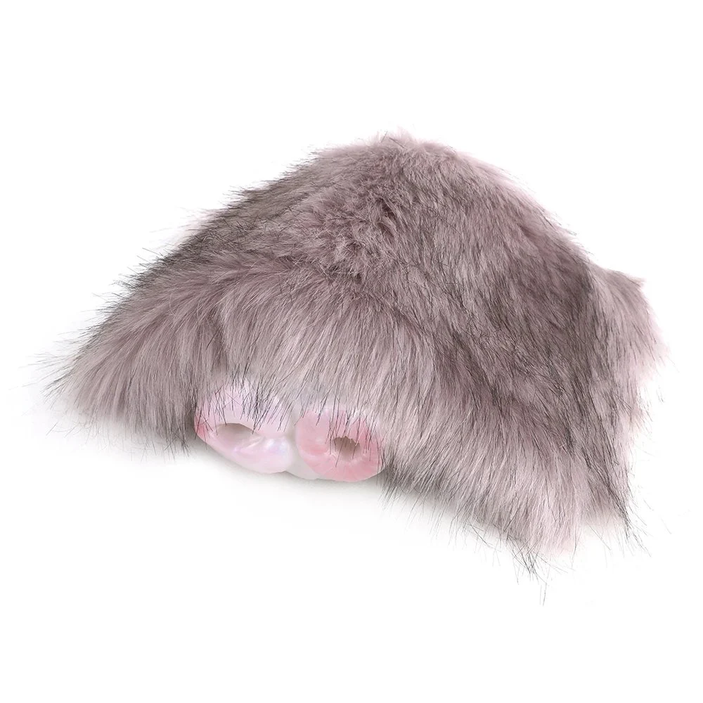 Fantasy Little Dark Rabbit Masturbation Cup Double Hole Soft Silicone Male Adult Sex Toys Plush Monster Pussy Pocket