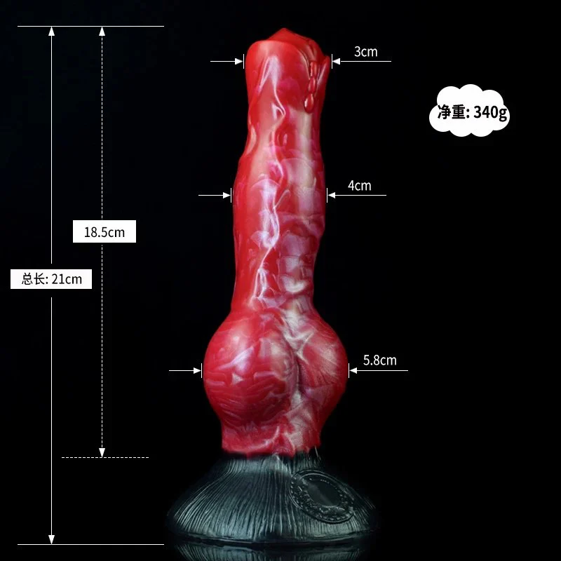 Thick Dog Knot Dildo Suction Cup Anal Dilator Prostate Massager Masturbation Sex Tool Women Dildo Silicone Adult Sex Toy