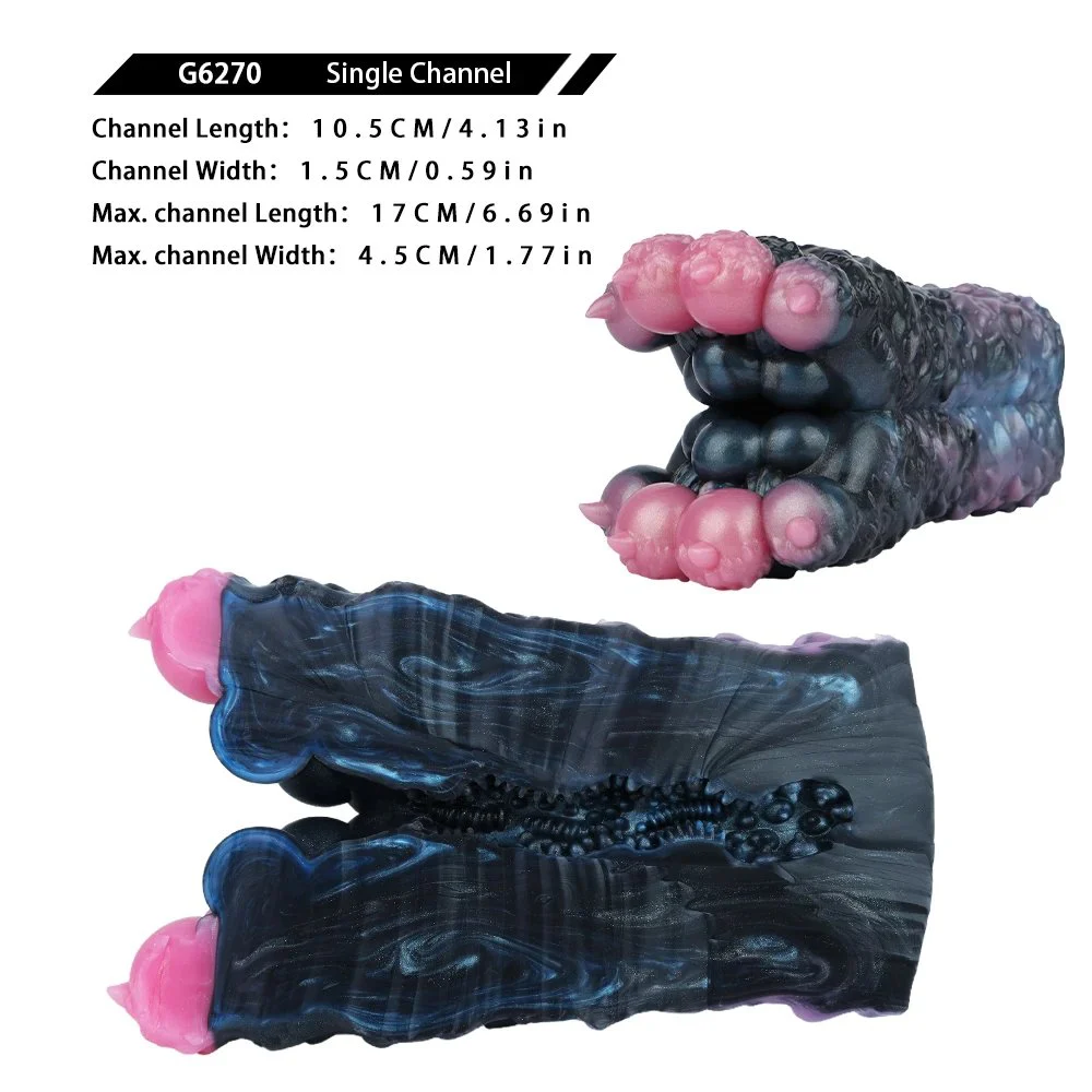 Fantasy Monster Beast Foot Male Masturbator Silicone Pussy Man's Penis Stroker Adult Man Realistic Vagina Sex Toy