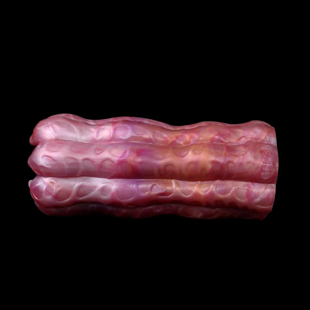 Male Masturbator Large Snake Mouth Design Artifical Women Pussy Vagina Soft Silicone Sex Toy for Men Masturbation Cup
