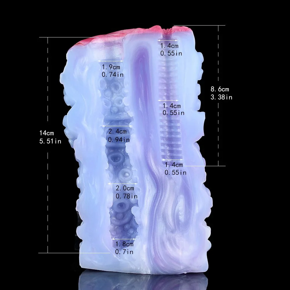 Octopus Orana Plane Cup Oral Cup for Men Erotic Sex Toys for Adult Double Channel