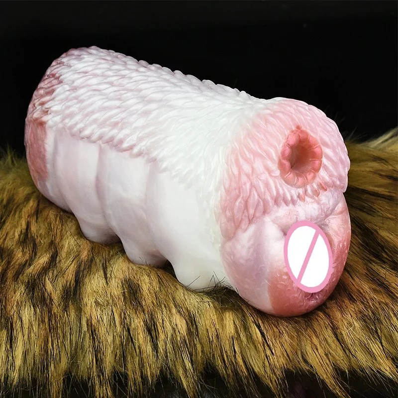 Fantasy Realistic Dragon Masturbator Toy Furry Sex Toy for Men Animal Dual Channel Pussy Cock Stimulator Sex Toy Big Pussy