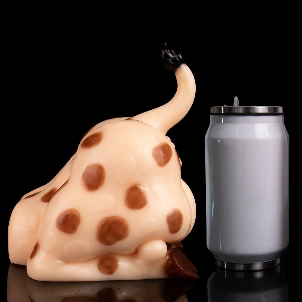 Soft Unique Fantasy Masturbator Deepthroat Sex Toys for Men,Animal Male Masturbator Monster Sex Toy with Brown Tongue