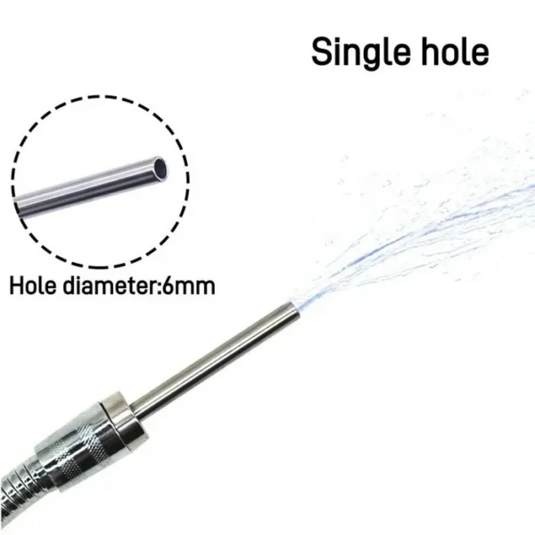Anal Douche Household Shower Adapter Metal Shower Enema for Anal Vaginal Cleaning