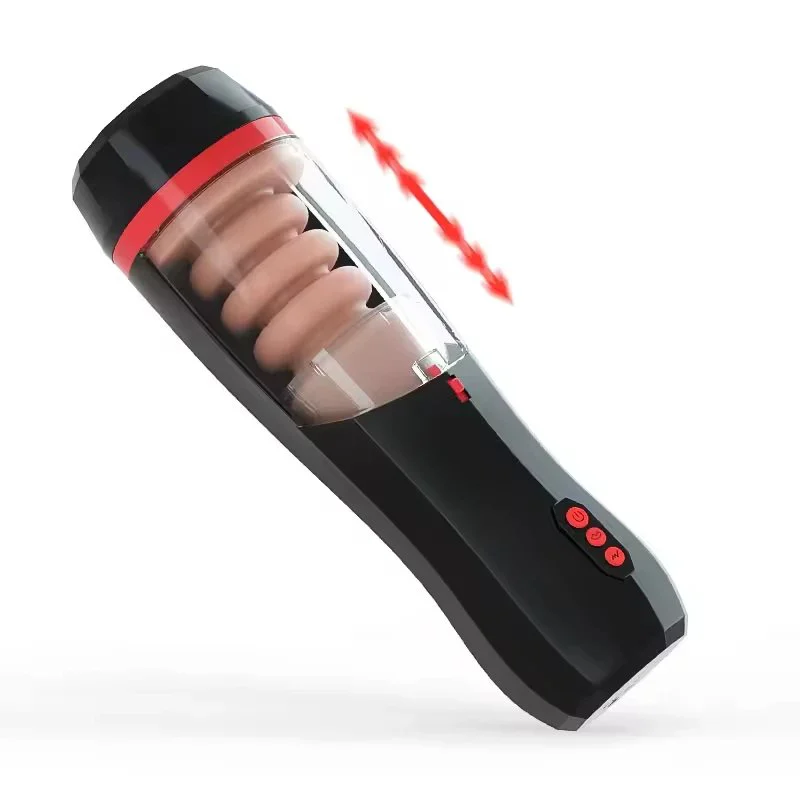 Frequency Mode Rechargeable 100% Waterproof, Silent, Diamond Airplane Cup Male Masturbator Vibrators