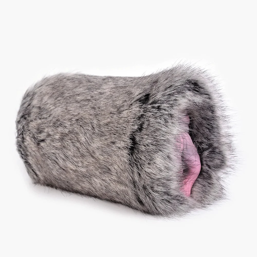 Fantasy Plush Monster Blazing Cow Masturbator Silicone Soft Tight Masturbation Cup Vagina Pocket Male Sex Toys