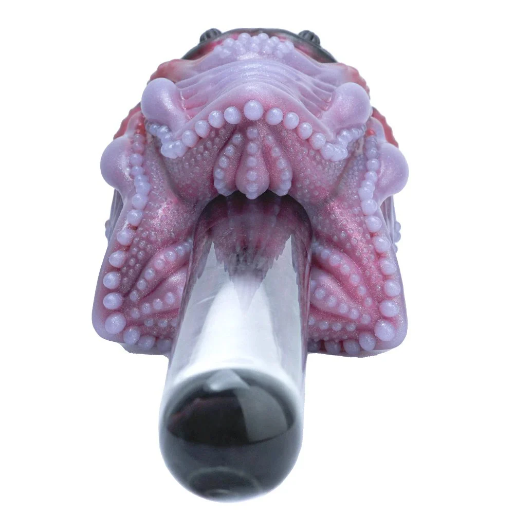 Purple Black Silicone Male Masturbator Fantasy Beast Egg Design Onahole Pocket Pussy Sex Toys Adult Men Stroker