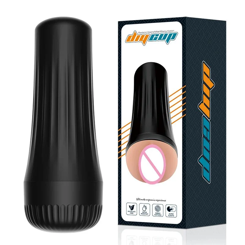 Masturbation Cup TPE Penis Masturbator for Male and Female Adult Use Artificial Vagina Sex Toy