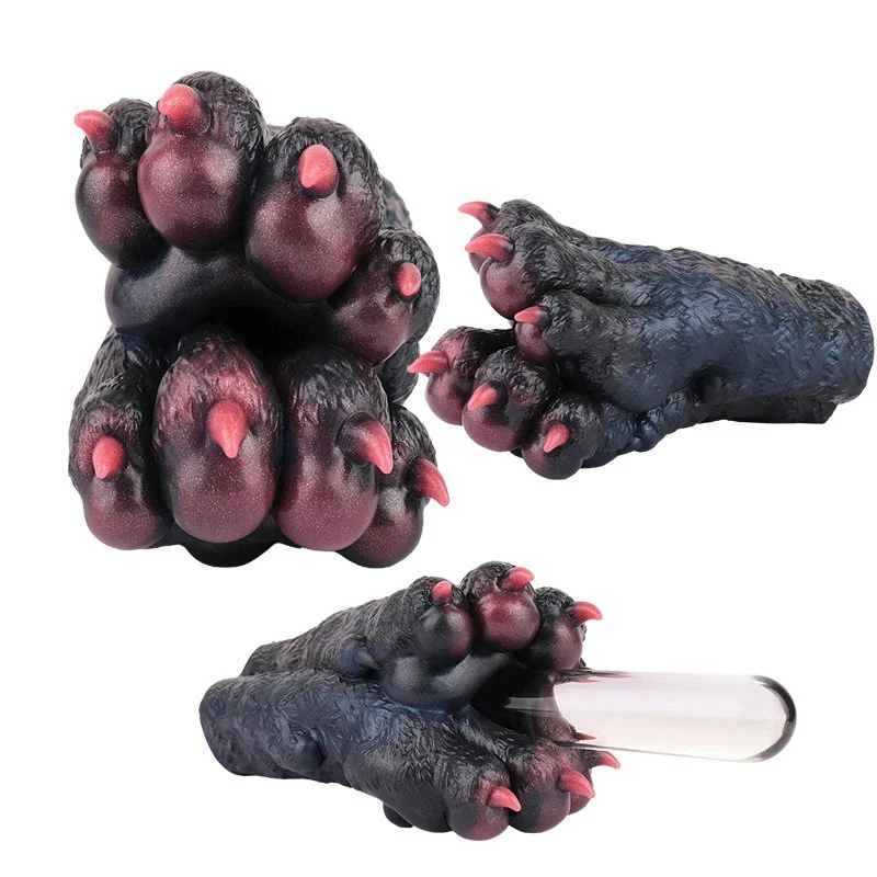Soft Animal Wolf Flippers Male Etrotic Sex Toys 100% Waterproof Silicone Adult Toys for Male Masturbator