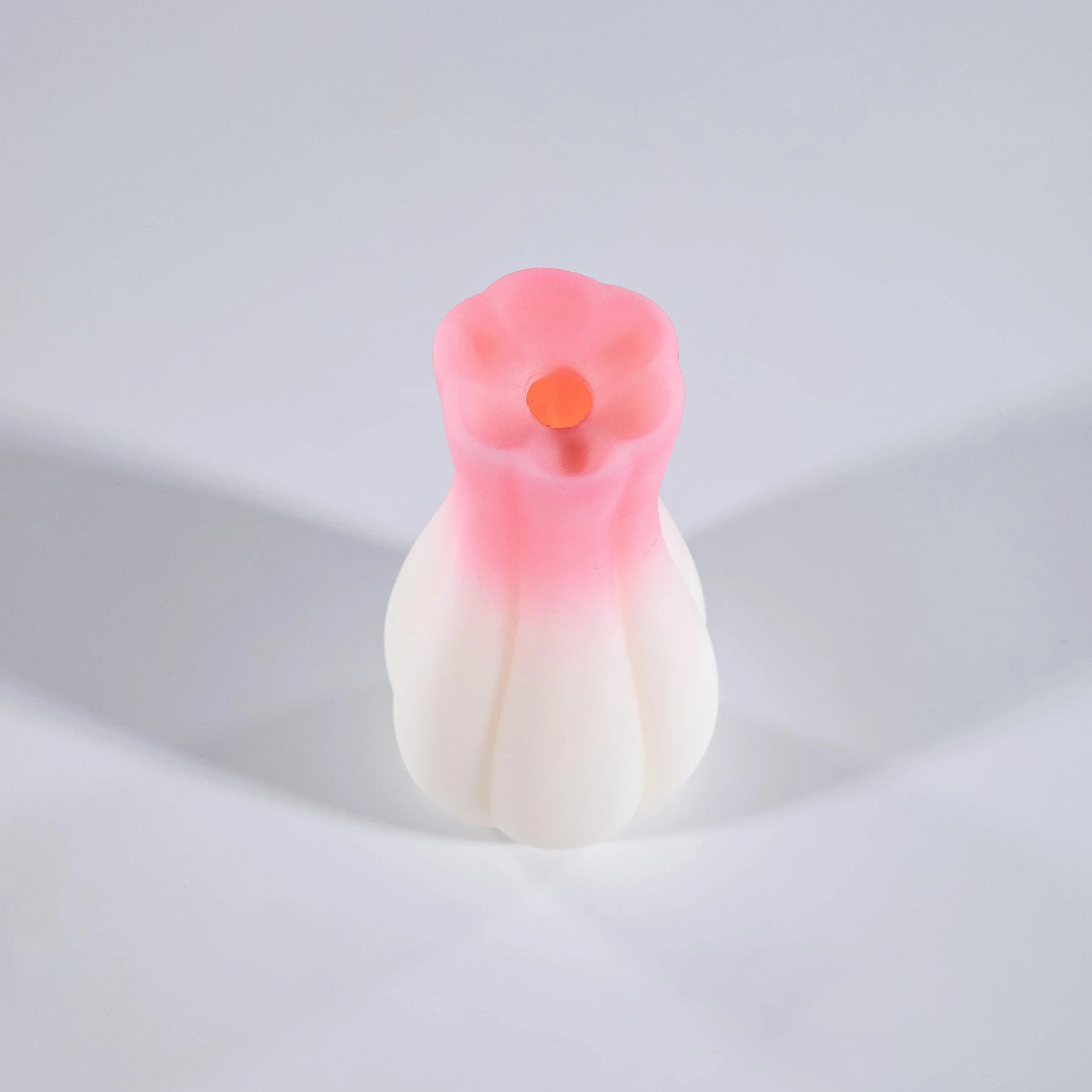 Malus Spectabilis Vase Masturbator Pink White Gradient TPE Men Masturbation Sex Toy Products for Male Anal Masturbator