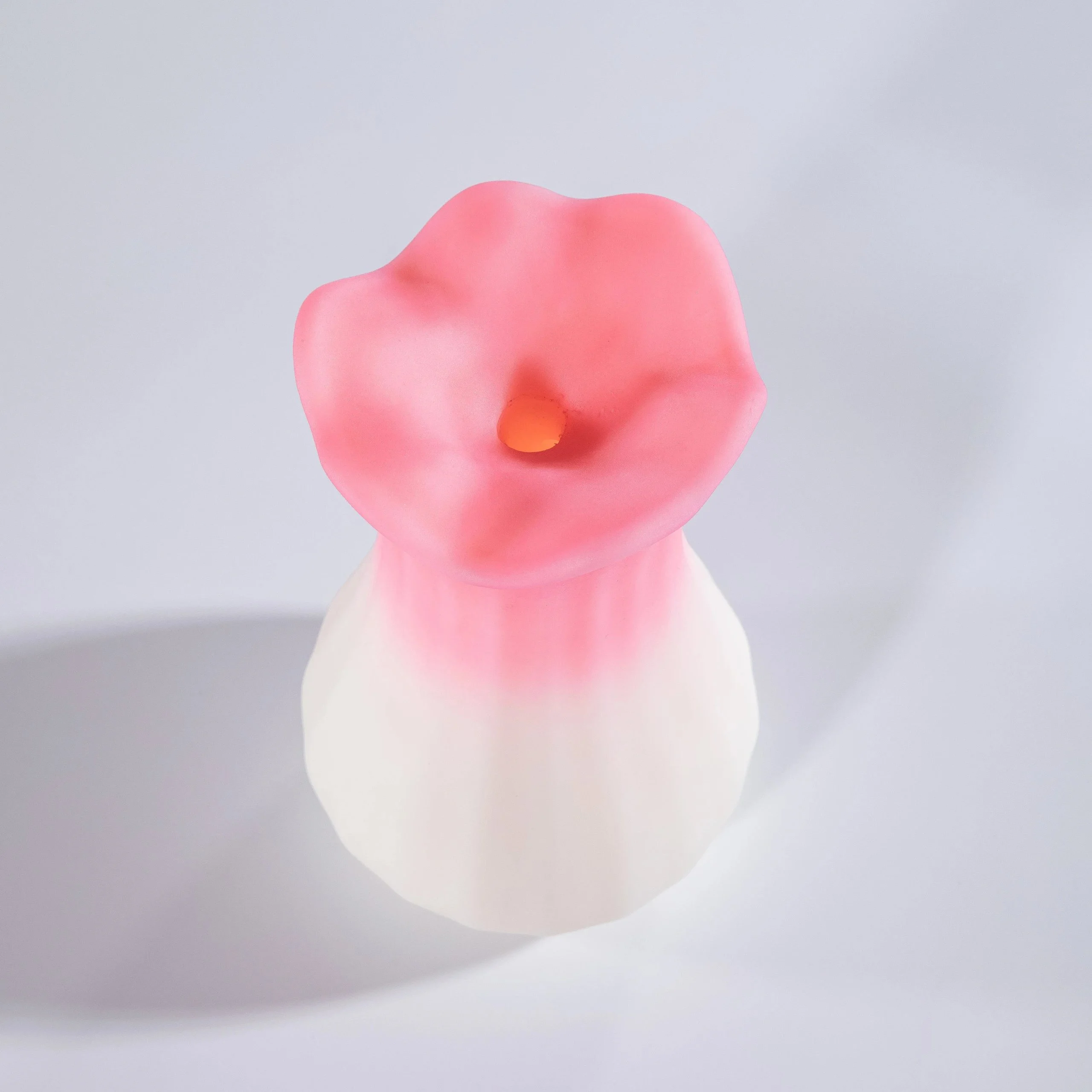 Phoenix Flower Vase Masturbator Pink White Gradient Men Masturbation Sex Toy Products Male Anal Sex Masturbator Men TPE