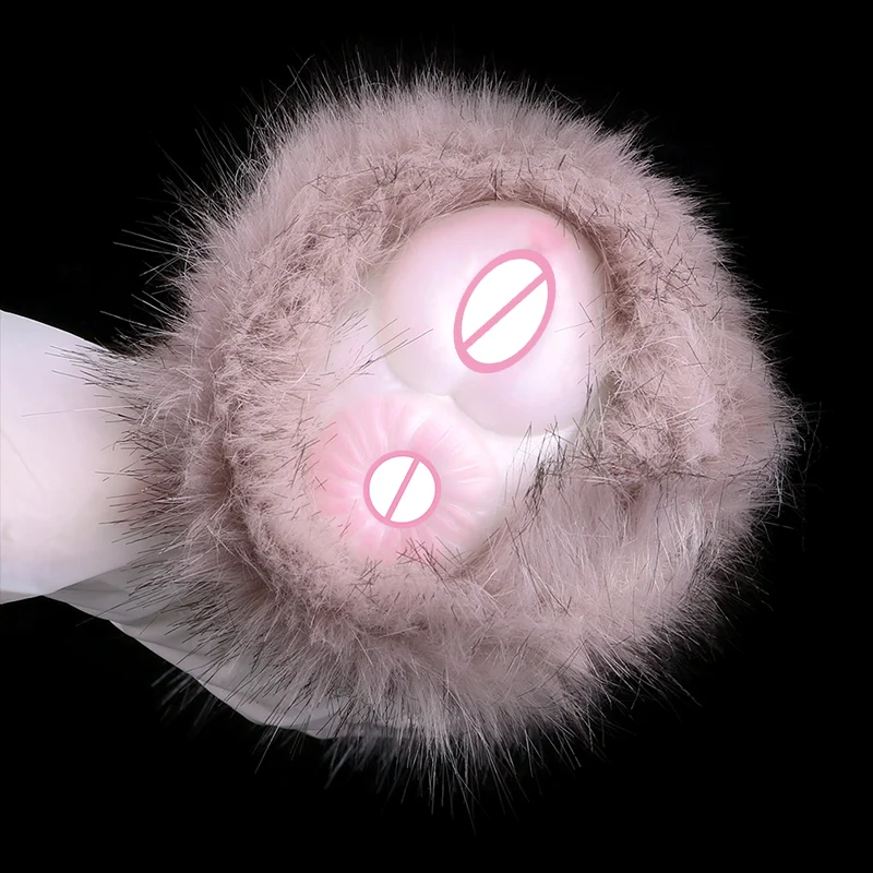 Men's Aircraft Cup Male Rabbit Masturbator Real Touch Sexy Female Masturbation Toys Pocket Silicon Vagina for Men