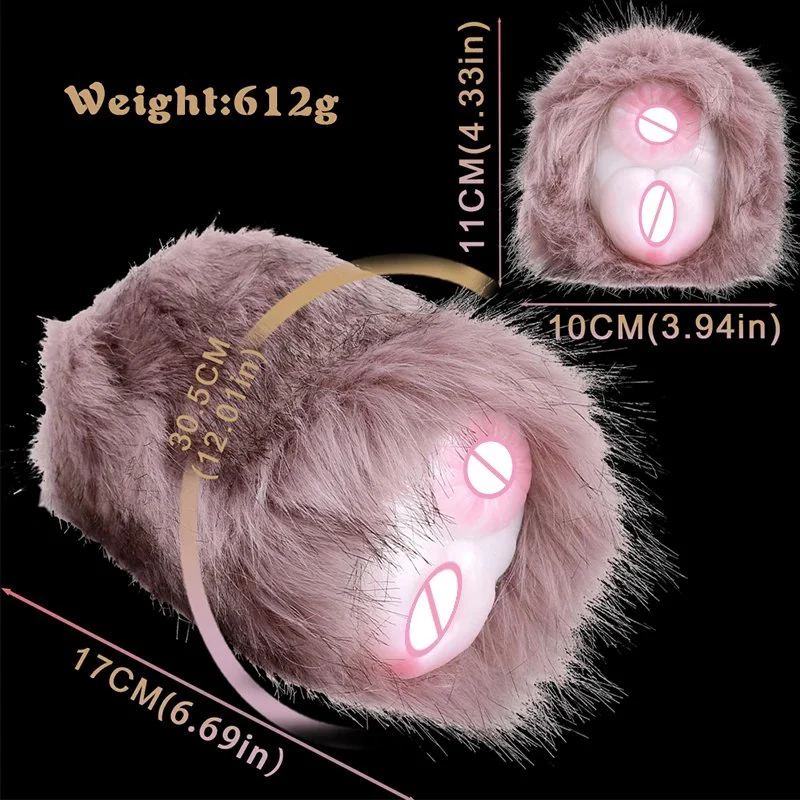 Men's Aircraft Cup Male Rabbit Masturbator Real Touch Sexy Female Masturbation Toys Pocket Silicon Vagina for Men