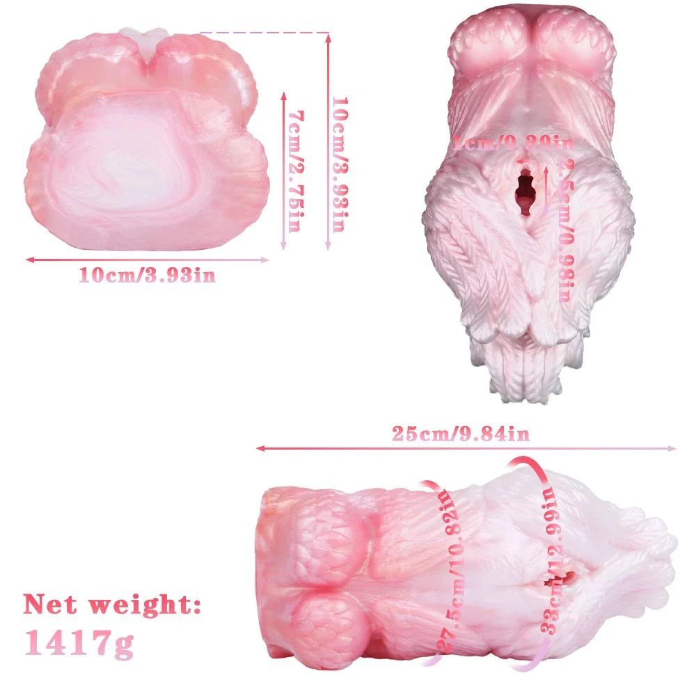 Feathered Goddess Male Masturbator Single-Channel Realistic Experience Platinum Silicone Airplane Cup Sexual Toy for Men