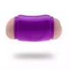 Realistic Manual TPE Pussy Oral Anal Vaginal Masturbator Two-Channel Penis Training Cup Pocket Type Vibration Function Sex Toy