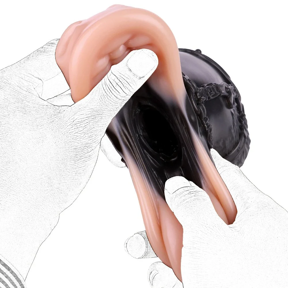 Realistic Horse Mouth Pocket Pussy Stroker Silicone Male Masturbator Fantasy Animal Oral Sex Penis Massage Horse