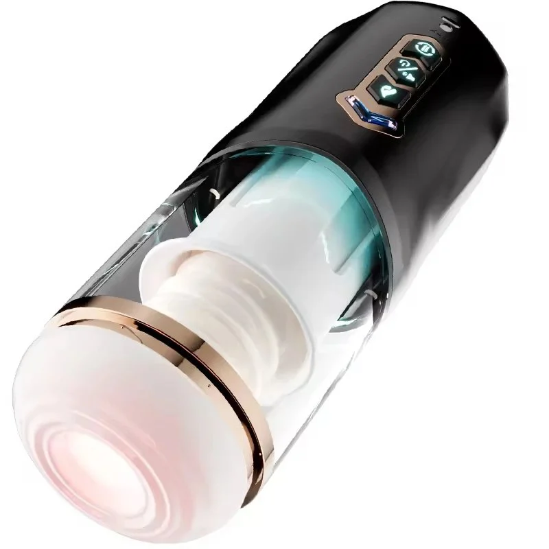 Fully Automatic Hand-free Airplane Cup Electric Retractable Men's Adult Masturbation Device Erotic Sex Toys Waterproof Real