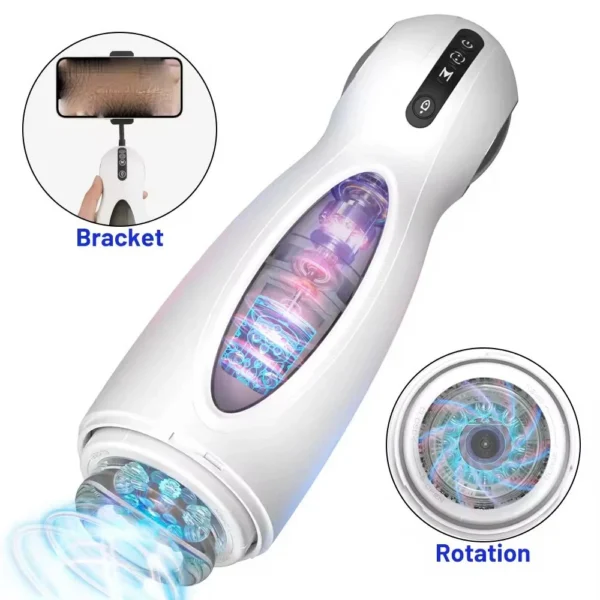 Thrusting Rotating Automatic Electric Male Masturbating with Vibrating Machine Masturbators Sex Toys for Man