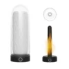 Handheld Heated Aircraft Cup Masturbator Self-Gratification Device for Male Use