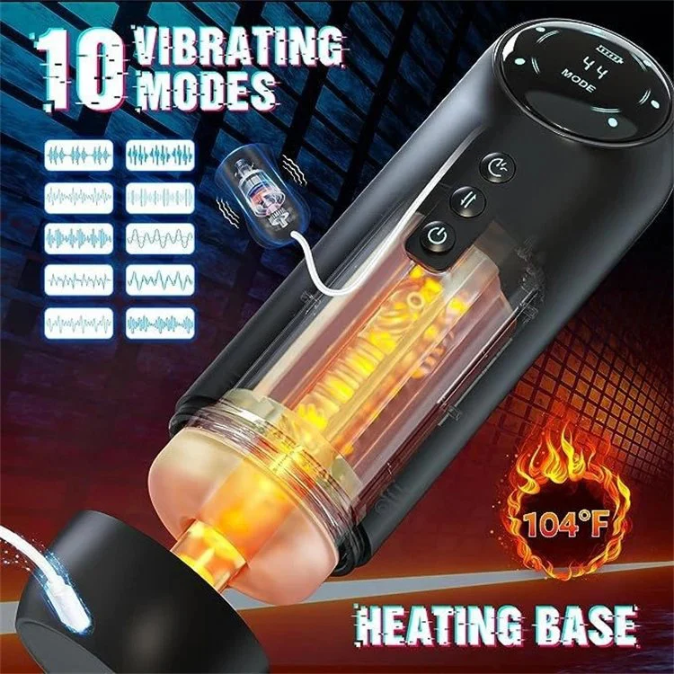 Multi-function Vibrating Male Masturbator Automatic Thrusting Sucking Heating Masturbation Cup With Voice