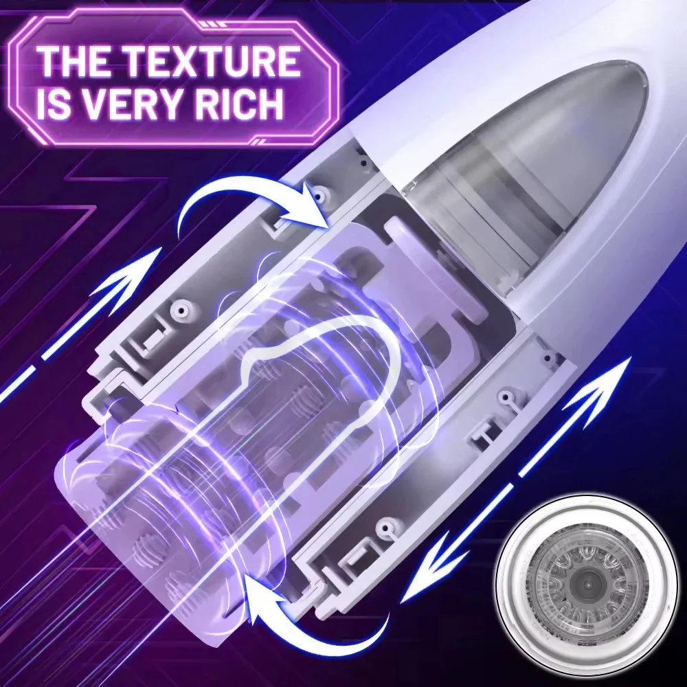 Thrusting Rotating Automatic Electric Male Masturbating with Vibrating Machine Masturbators Sex Toys for Man