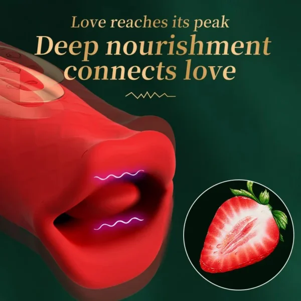 Appearance Upgrades Licking Sucking Clit Sucker Nipple Clitoral Stimulator Tongue Rose Vibrator Sex Toys