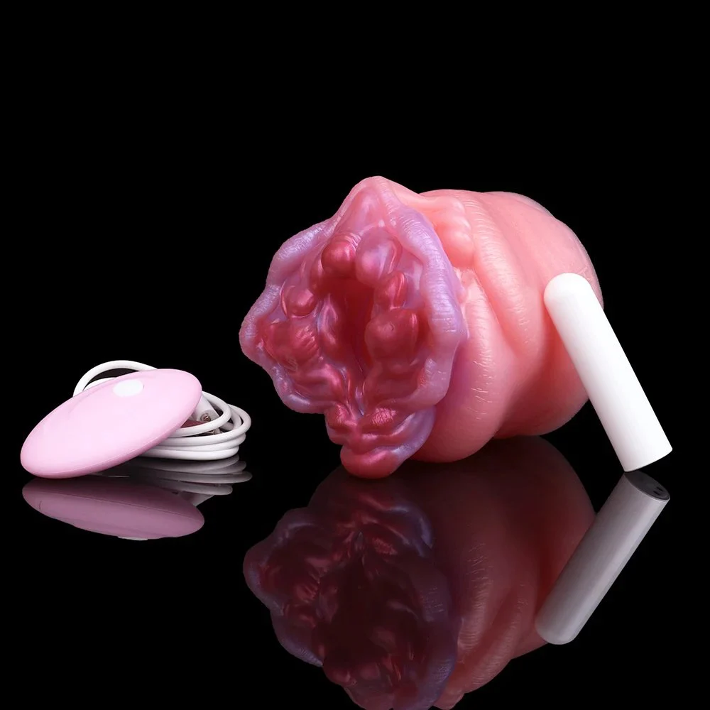 Glans Vibration Trainer Fantasy Alien Pocket Pussy Penis Trainer Sex Toys for Man Penis Massage Stimulator Sex Machine