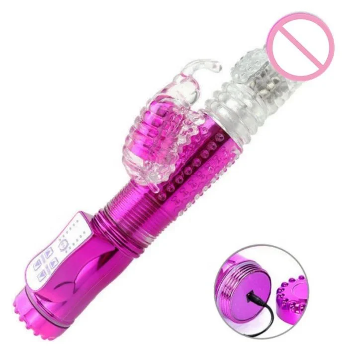 Thrusting Rotating Vibrator 360 Rotation Sex Toys Women Thrusting Dildo Vibrator Rotating Head VIbrating Rabbit Vibrator