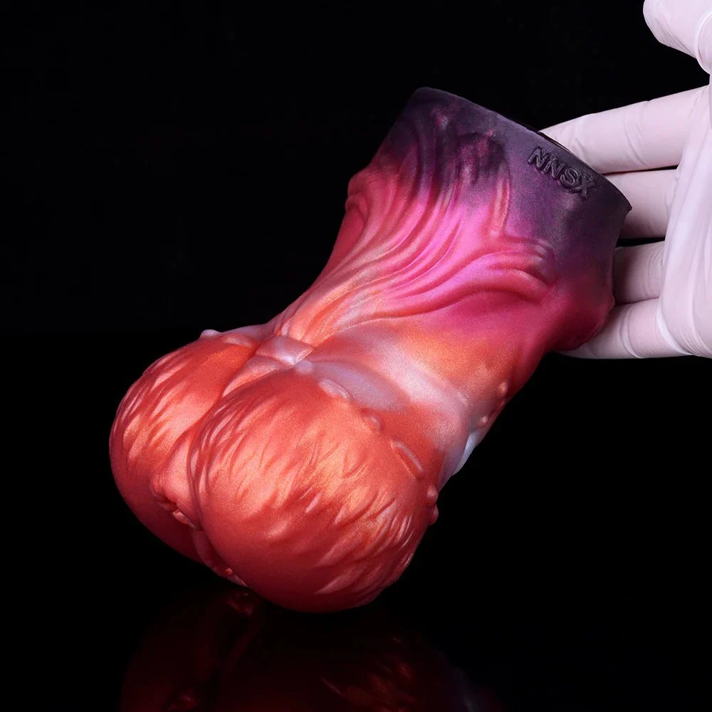 NNSX Lukas Fantasy Realistic Dog Vagina Pussy Pocket Male Masturbators Deep Throat Sex Toys Double Hole Fetish Sex Toys for Men