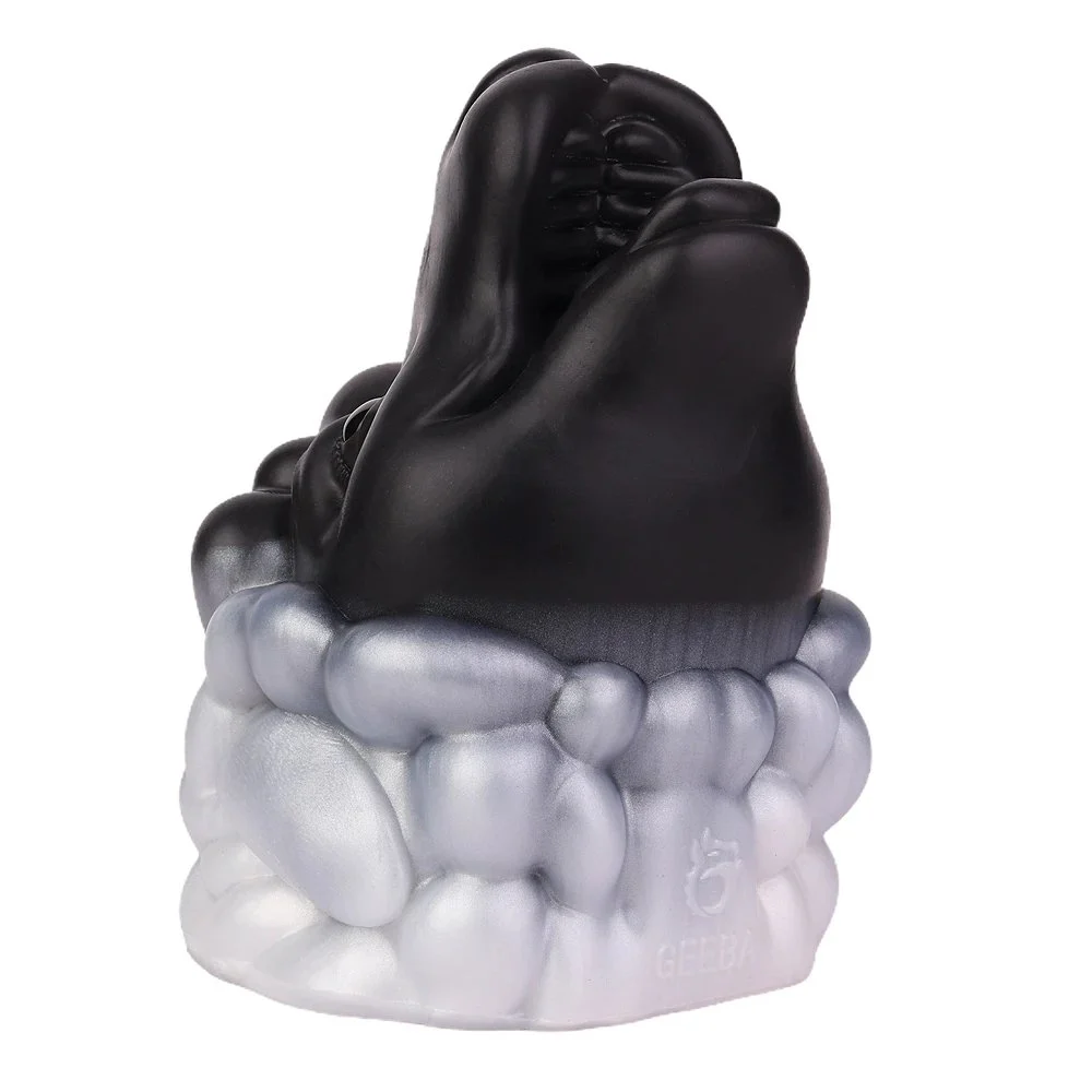 Seductive, Soft Silicone Male Masturbator with a Sheep-head Design and Internal Textures for Enhanced Sensation